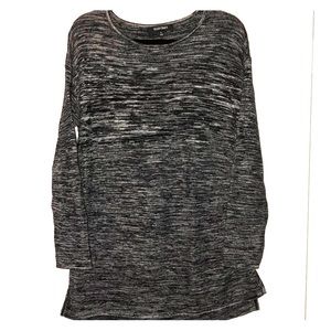 Ellen Tracy Marled Knit Boat Neck Pullover Sweater